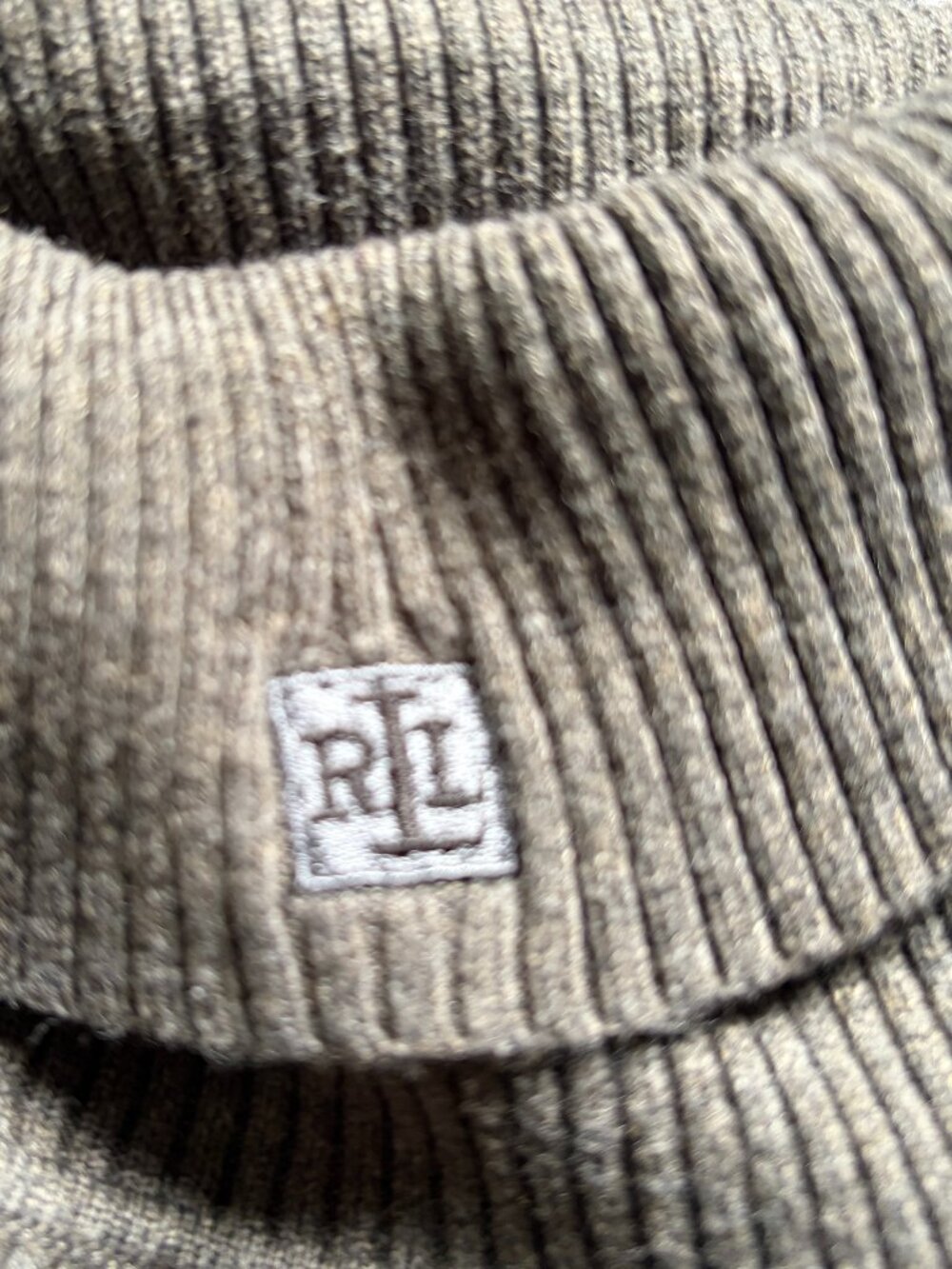 Polo Ralph Lauren Ribbed Turtleneck Sweater Cotton Size SP - Picture 5 of 8